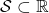 \mathcal{S} \subset \mathbb{R}^