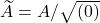 Rendered by QuickLaTeX.com \widetilde{A} = A / \sqrt{(0)}