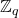 \mathbb{Z}_q